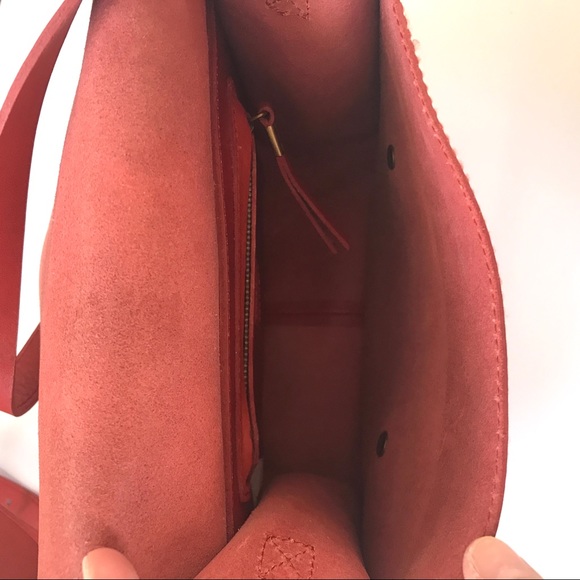 EUC Madewell Red Watertower Messenger Bag - Picture 7 of 11